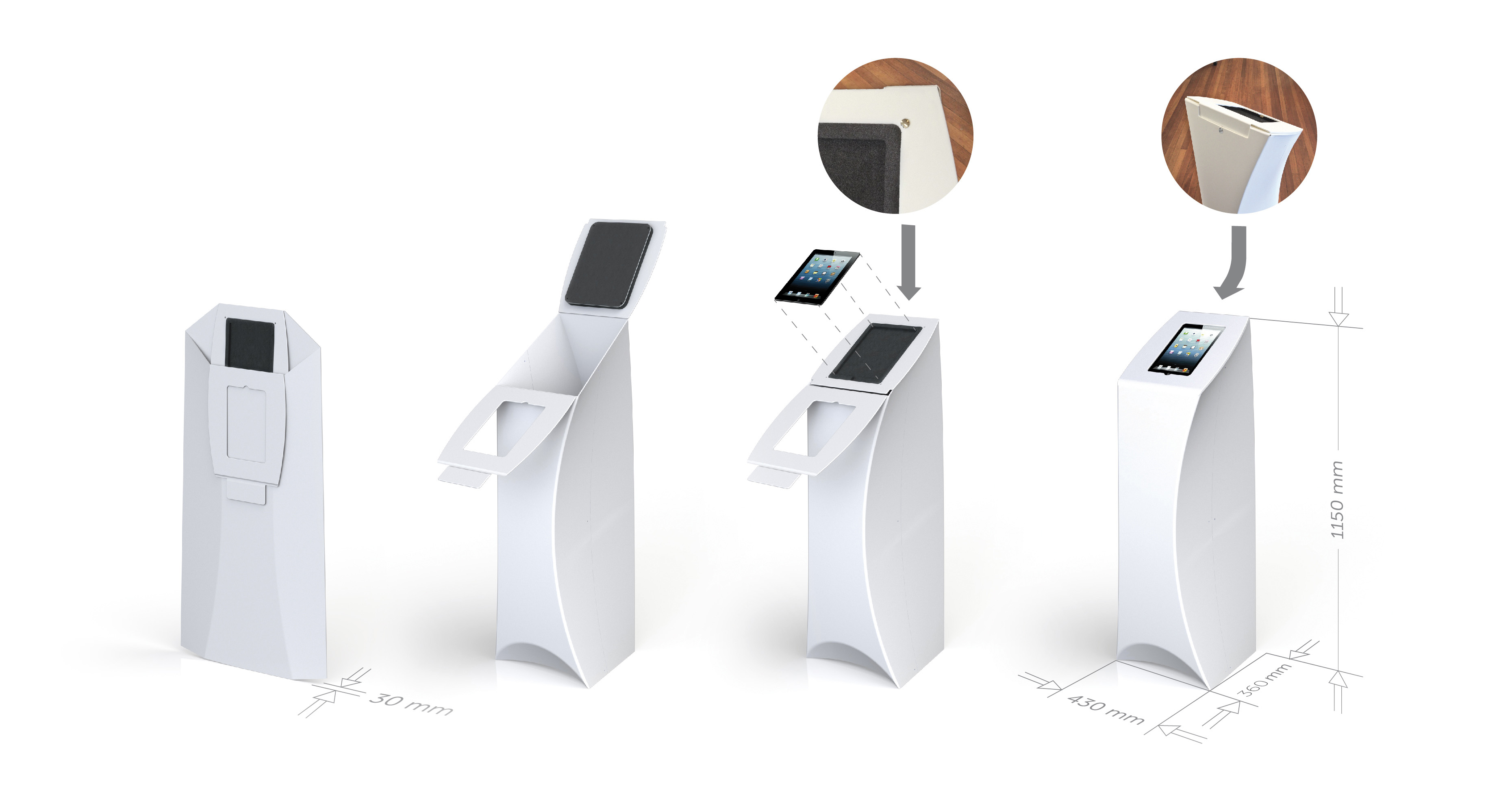 Tablet Ständer | Tablet Tower