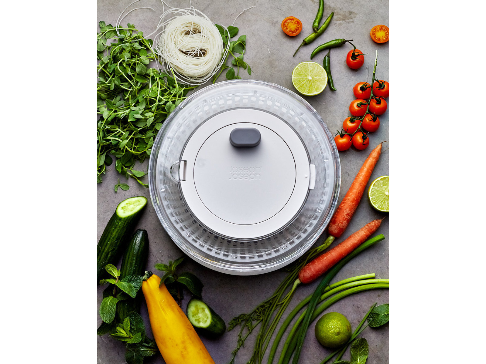 4-teiliges Salatzubereitungs-Set, mehrfarbig | Multi-Prp 4-PC Salad Prep Set