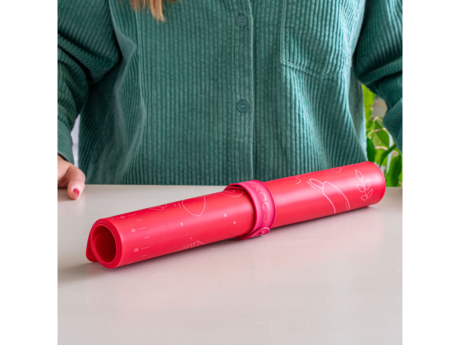 Backmatte mit elastischem Verschluss 60 cm