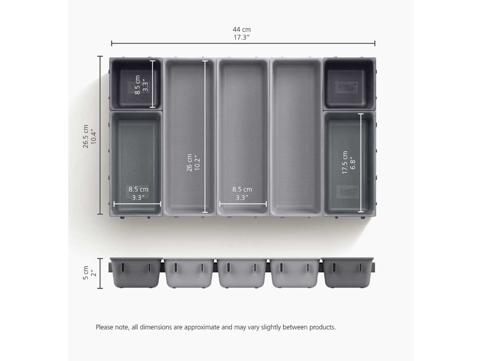 10-teiliges Schubladen-Organizer-Set | Blox™