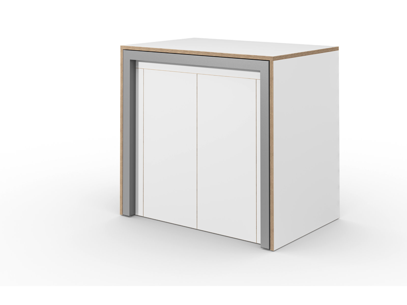 Sideboard mit ausziehbarem Tisch und Flügeltüren | Alwin's & Room Sideboard