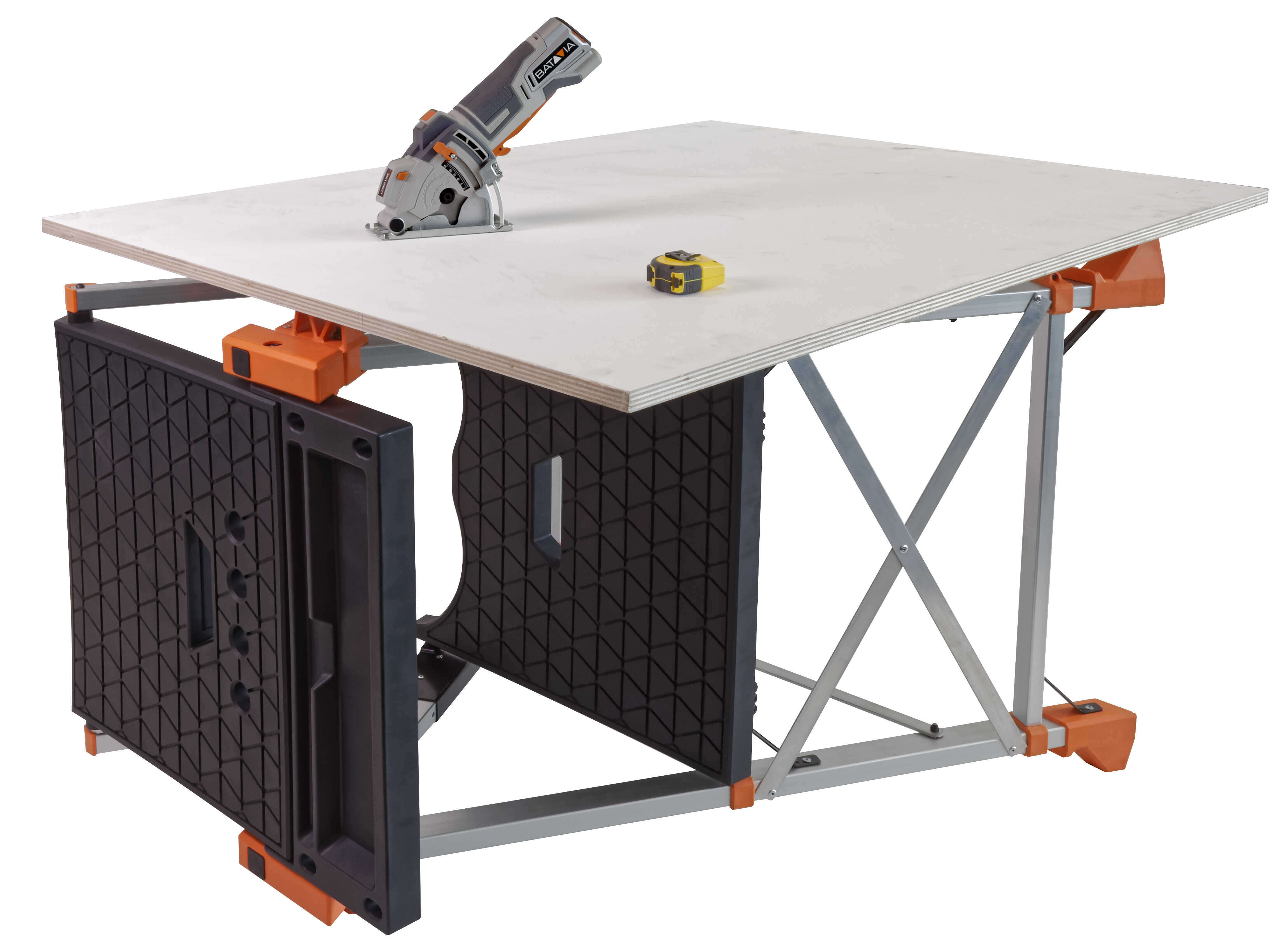 Flexible 4-in-1 Werkbank mit Trittleiter | Transformer