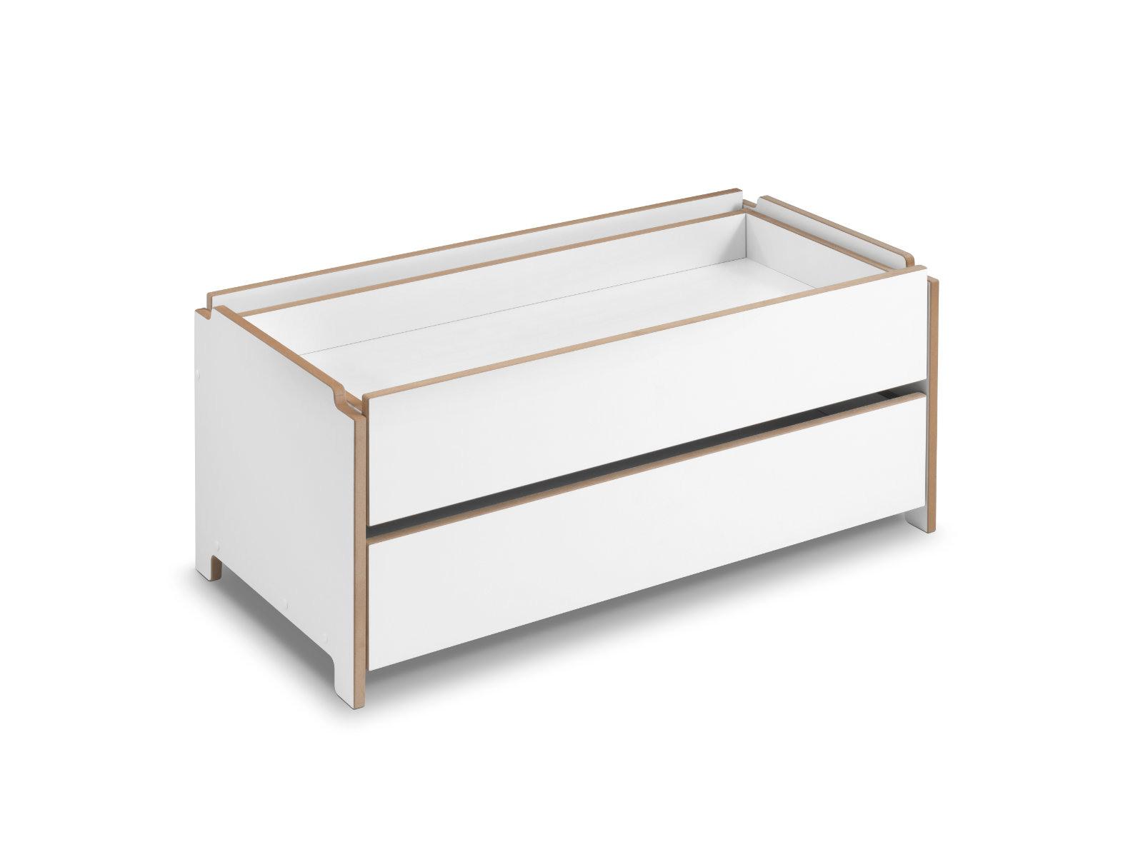 Regal mit 2 Schubladen tief 43,5 cm | Harry Regalsystem