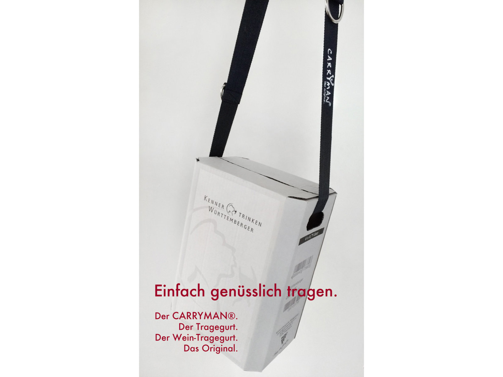 PET-Flaschenrucksack mit Tragegurt
