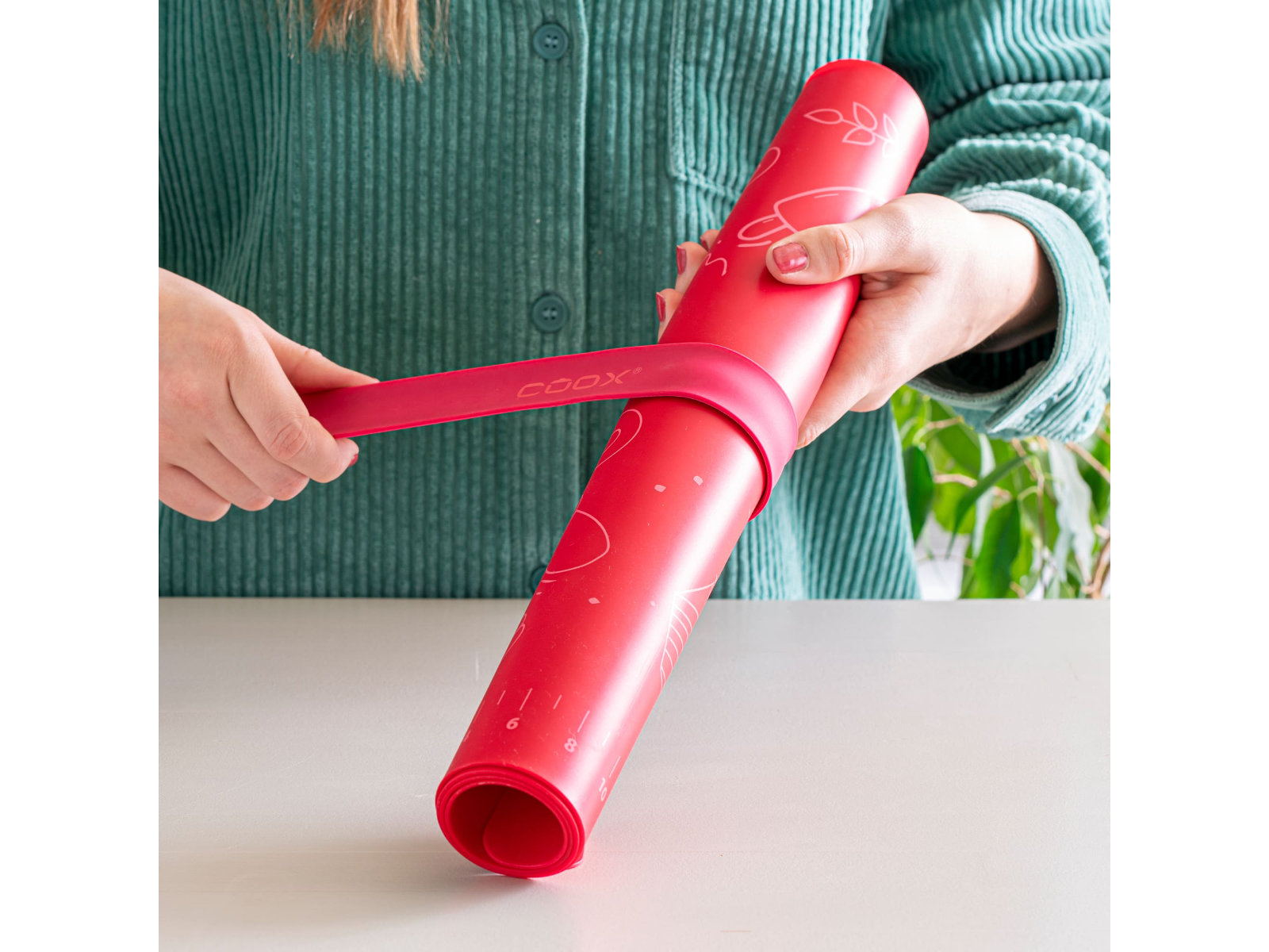 Backmatte mit elastischem Verschluss 60 cm