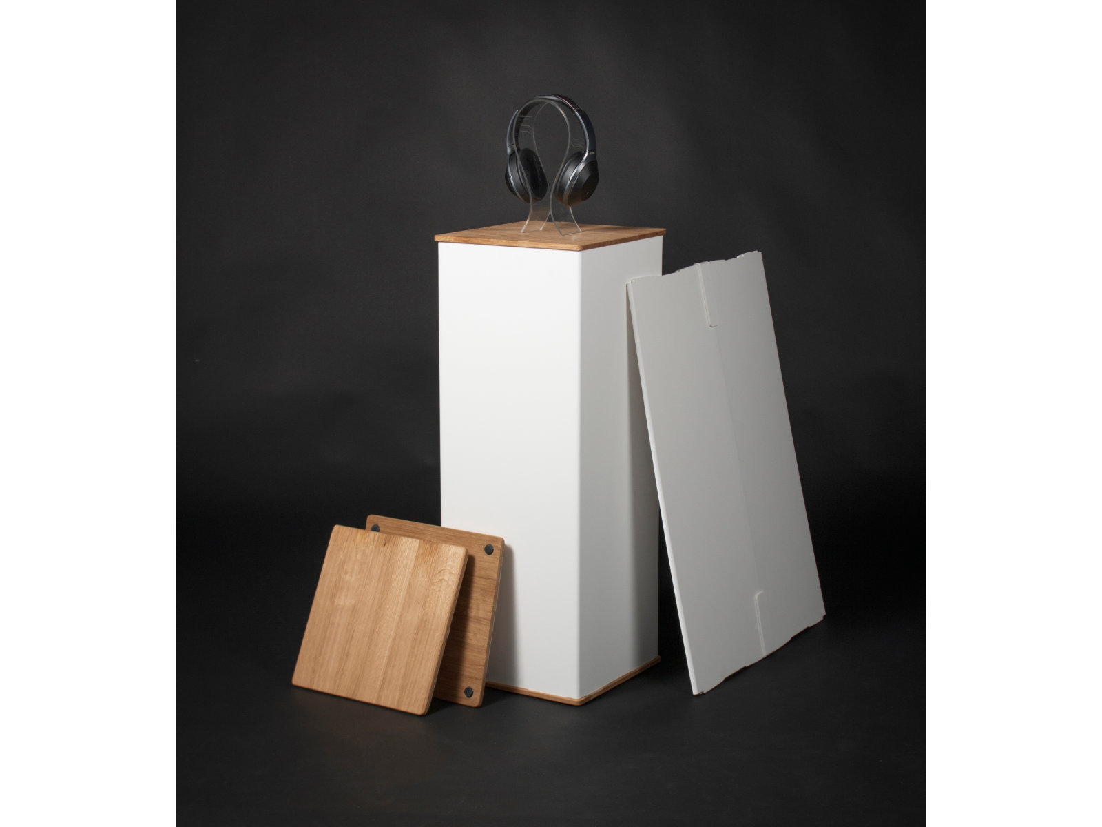 Säule für Produkt-Präsentationen und Ausstellungsstücke  80 cm | Blox Presenter 303080