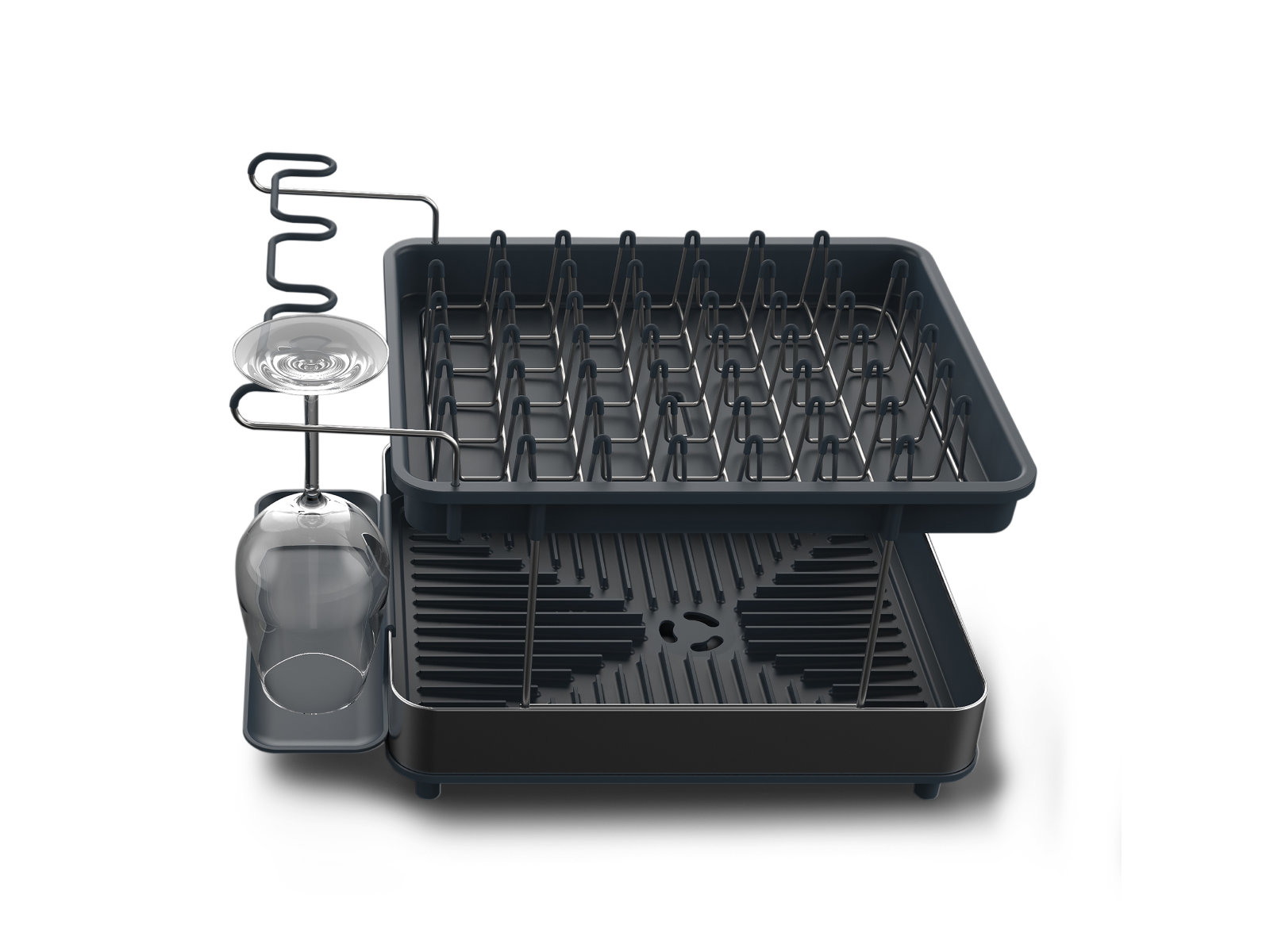 2-stufiges Edelstahl-Abtropfgestell | Extend Steel 2 Tier Dish Rack
