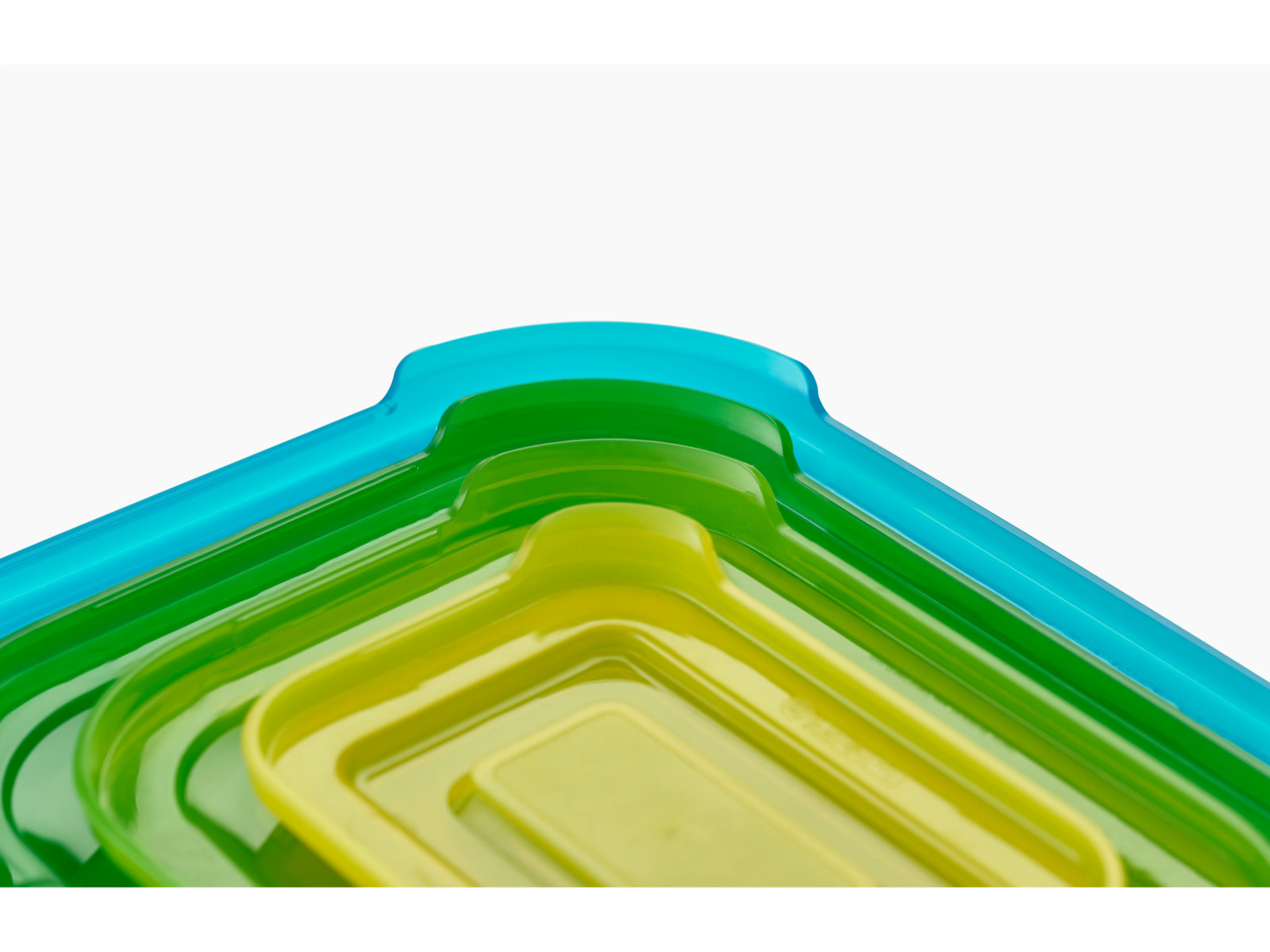 Kompaktes 4-teiliges Aufbewahrungsbehälter-Set aus Borosilikatglas | Nest Glass Storage