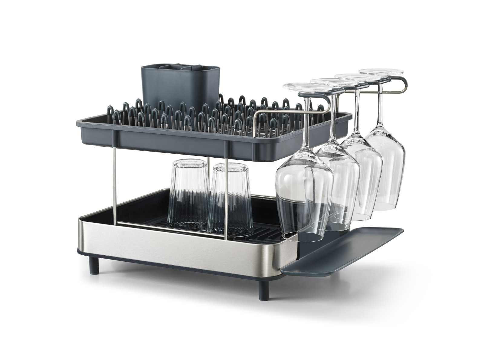 2-stufiges Edelstahl-Abtropfgestell | Extend Steel 2 Tier Dish Rack