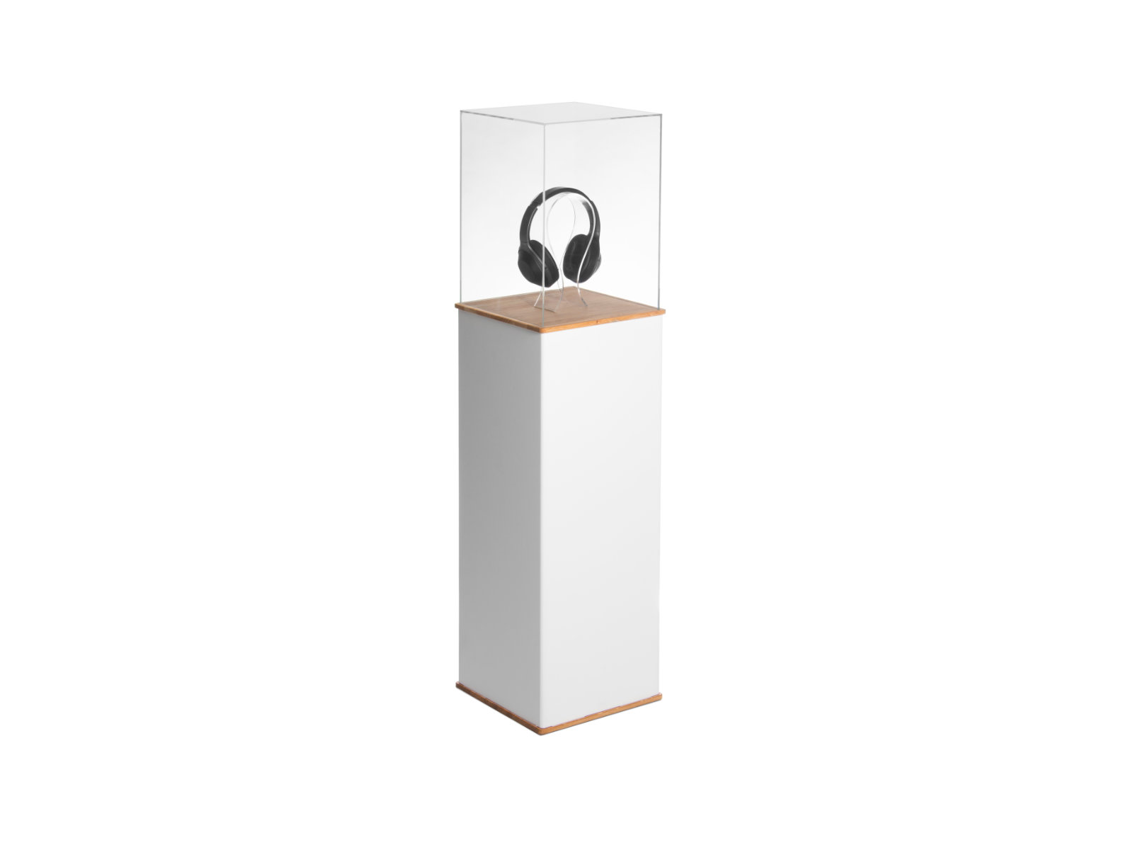 Acrylhaube und Vitrine mit genuteter Bodenplatte  50 cm | Blox Display Cover Acrylics 405040
