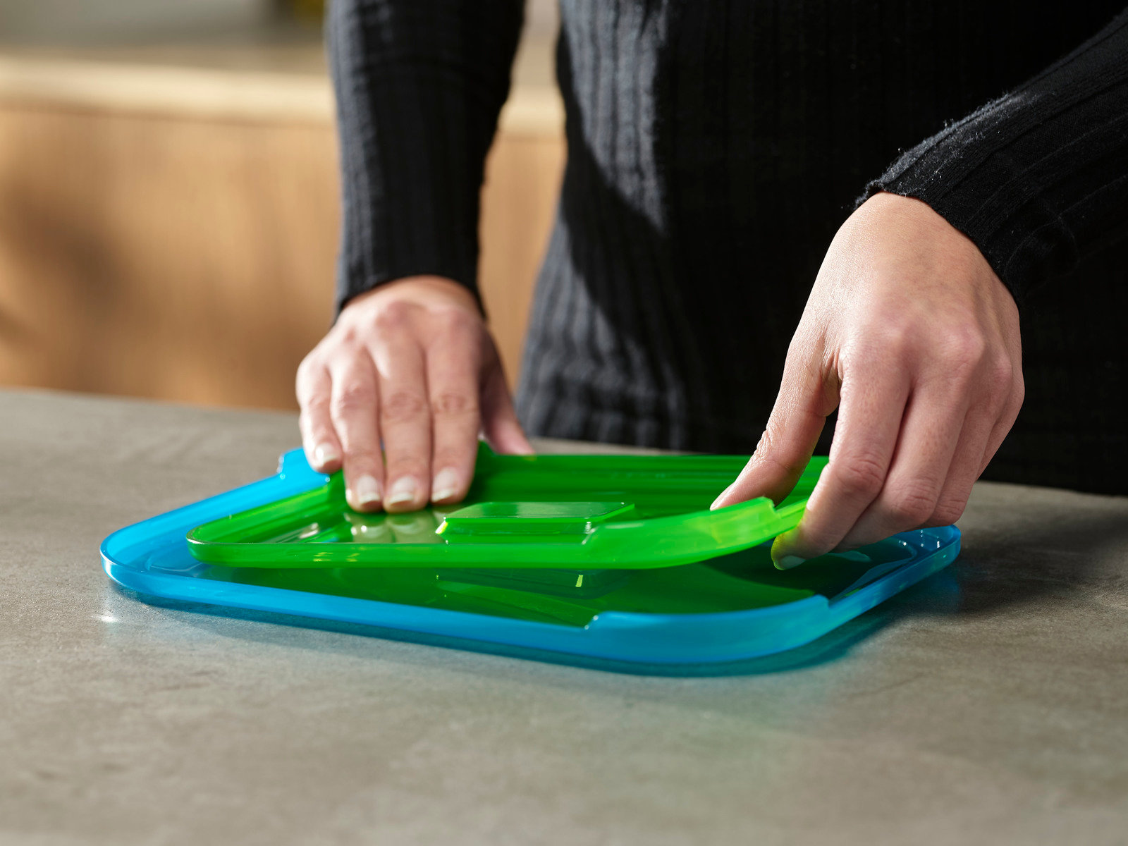 Kompaktes 4-teiliges Aufbewahrungsbehälter-Set aus Borosilikatglas | Nest Glass Storage