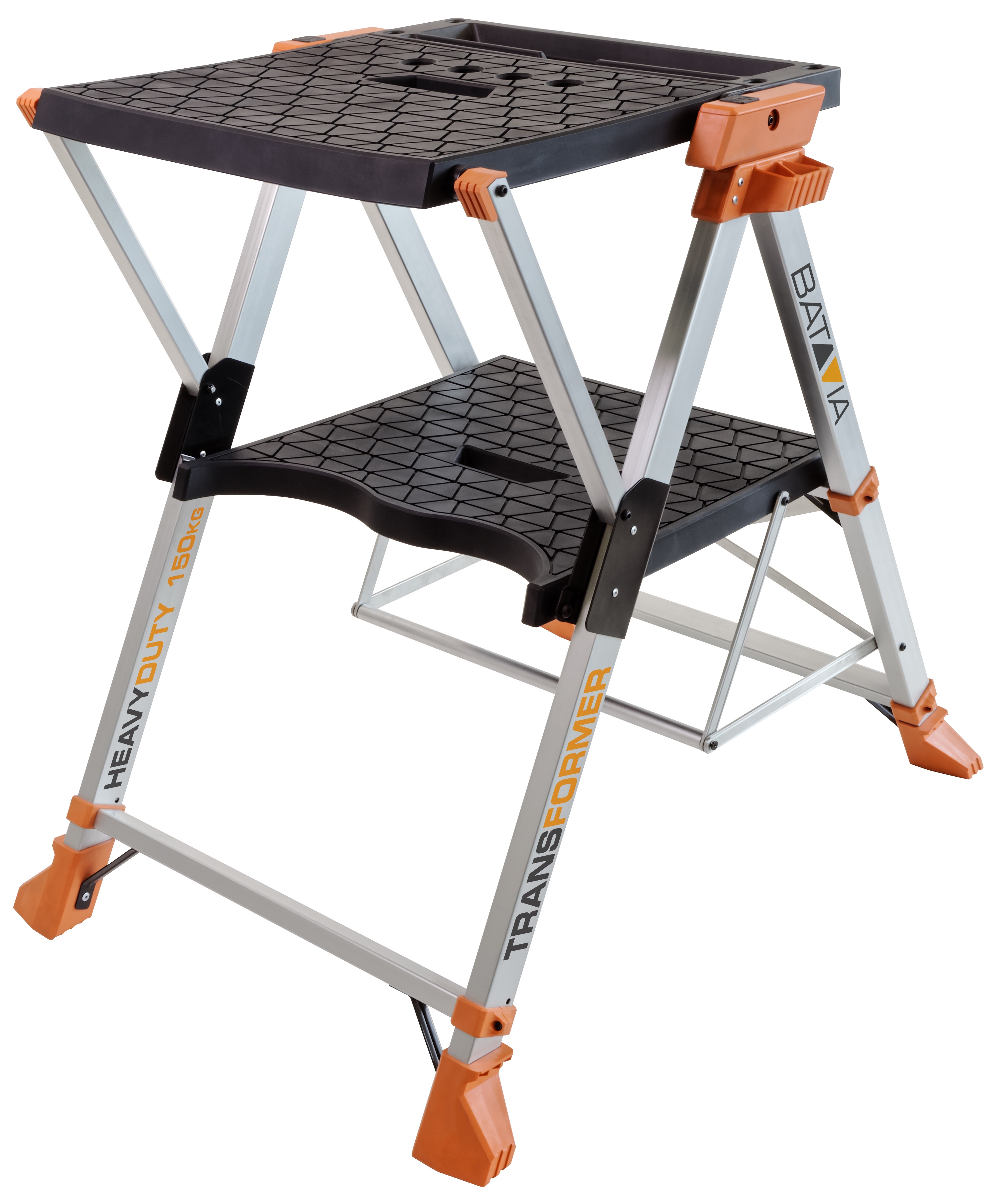 Flexible 4-in-1 Werkbank mit Trittleiter | Transformer