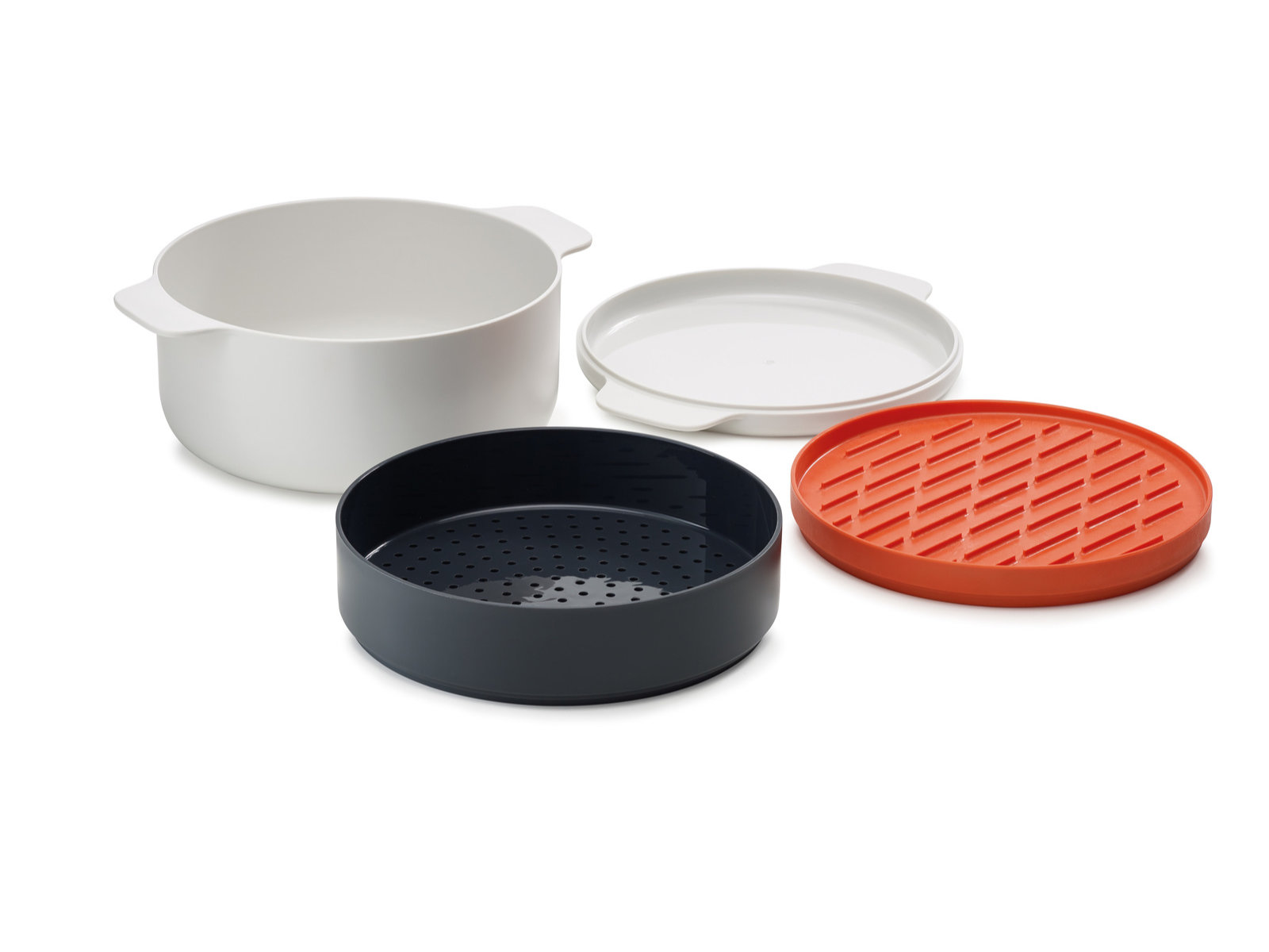 4-teiliges Mikrowellenkochset | M-Cuisine Stack-Set