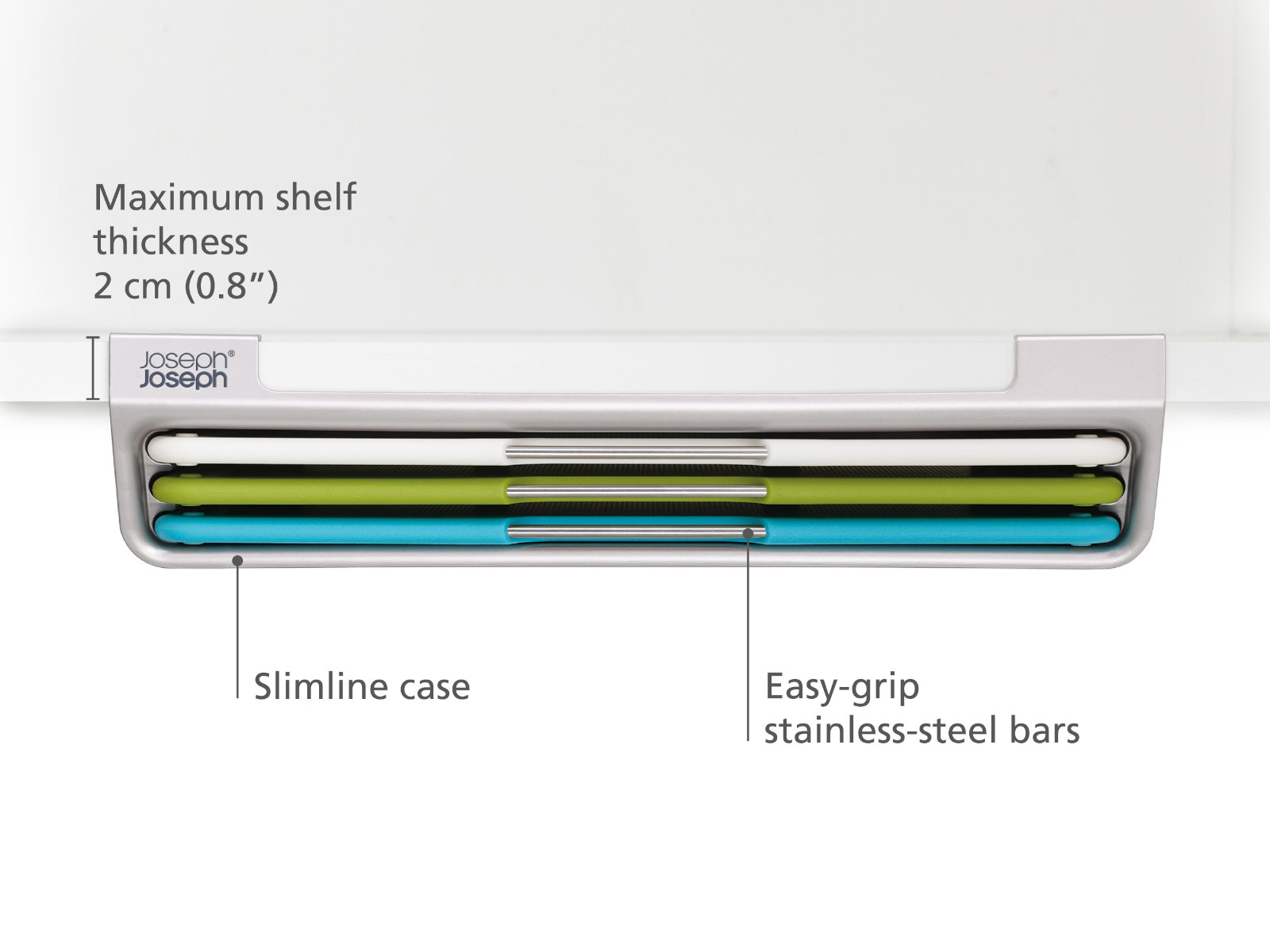 3-teiliges Unterregal Schneidebrett-Set | Folio Slim