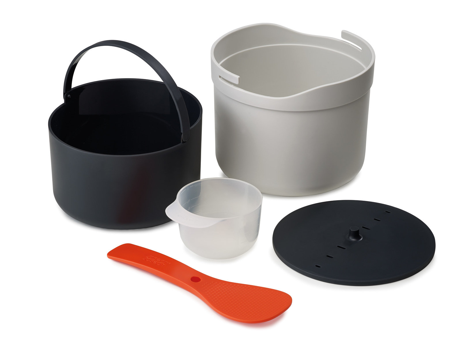 Mikrowellen-Reis- und Getreidekocherset 4-teilig | M-Cuisine Ricecooker