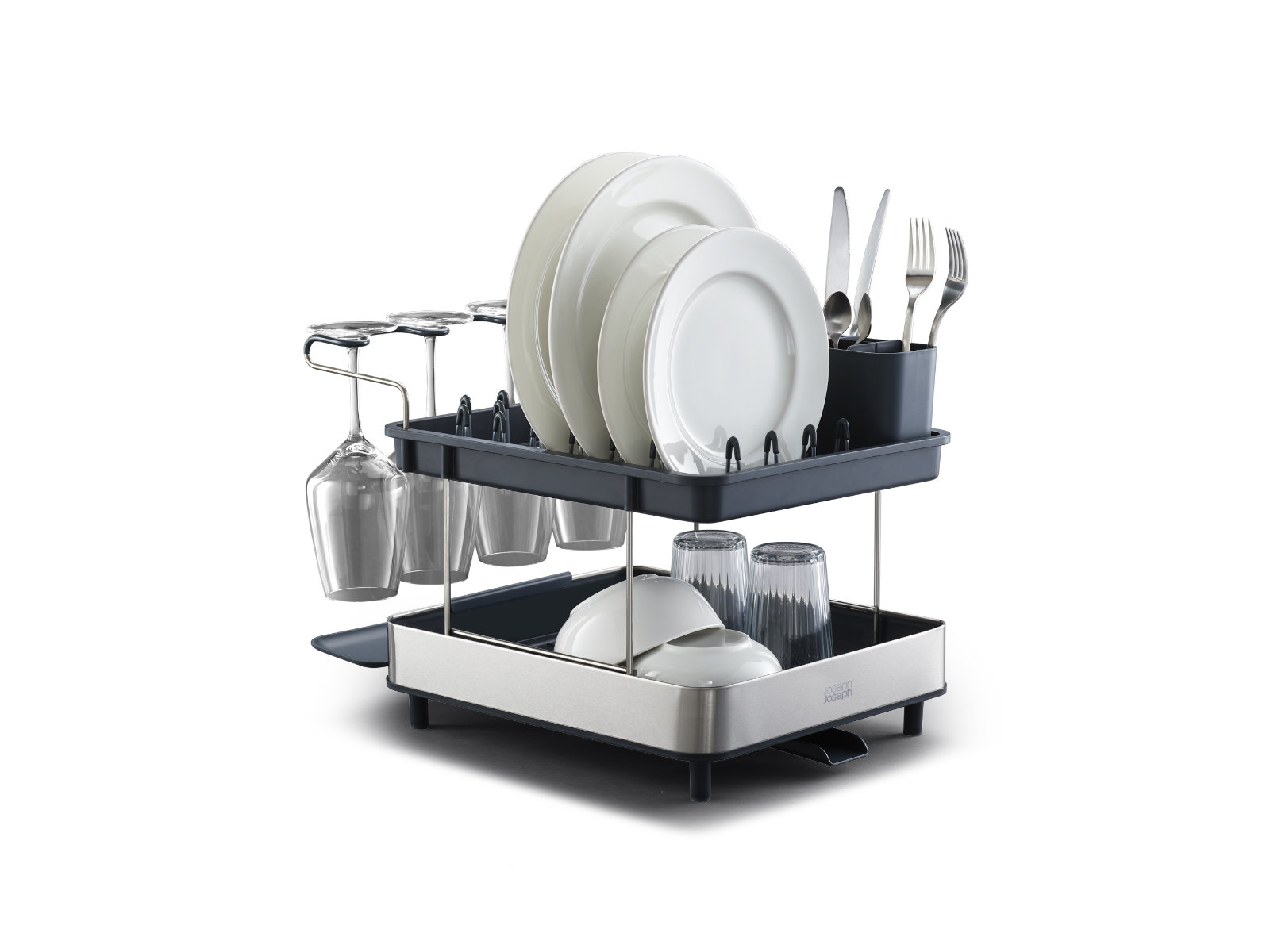 2-stufiges Edelstahl-Abtropfgestell | Extend Steel 2 Tier Dish Rack
