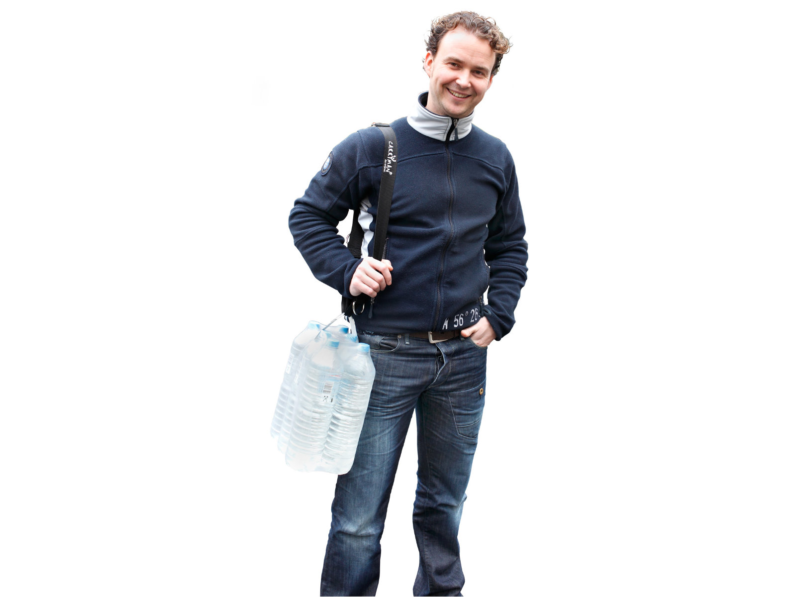 PET-Flaschenrucksack mit Tragegurt